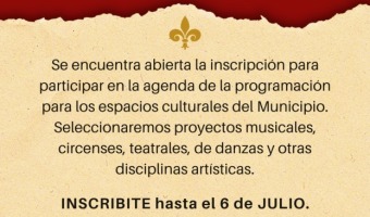 SE ABRE LA CONVOCATORIA DE ARTISTAS PARA LAS VACACIONES DE INVIERNO
